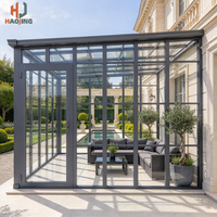 Auvent de véranda manuel en alliage d'aluminium, résistant aux intempéries, en polycarbonate, durable, protection anti-UV, pluie et soleil, pour extérieur