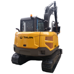 Miniexcavadora hidráulica de cadenas TAIJIN TJ65 de 6.5 toneladas para construcción y paisajismo - Product Image 4
