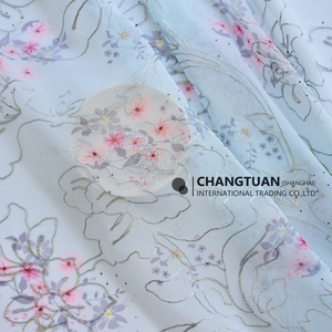 Chất Lượng Cao Vàng Thêu Co Giãn Ren Vải Hoa Net Thêu Vải Phụ Nữ Ăn Mặc Chất Liệu - Product Image 6