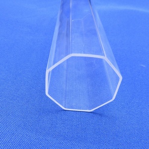 Tube creux octogonal transparent en PMMA avec fonction anti-UV - Product Image 5