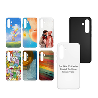 Vente en gros de coques de téléphone 3D sublimées 2 en 1, revêtement mat brillant, personnalisables pour Samsung Galaxy S24 S25 S26 Plus Ultra