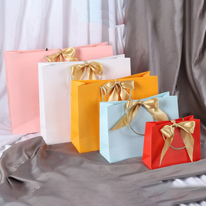 <span class=keywords><strong>Sac</strong></span> en papier <span class=keywords><strong>kraft</strong></span> <span class=keywords><strong>personnalisé</strong></span> de luxe avec nœud papillon imprimé, estampage à chaud, pour cadeaux de <span class=keywords><strong>mariage</strong></span>, bijoux, cosmétiques, <span class=keywords><strong>sac</strong></span> de shopping avec logo en ruban - Product Image 2