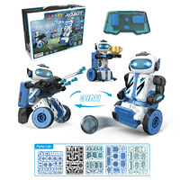 Kit de construction robotique de programmation éducative pour enfants, télécommande multifonctionnelle, tir Intelligent, Robot modèle jouets
