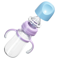 Nouveau prix de gros, biberon pour bébé à large ouverture, sans BPA, en PP et silicone, écologique, 0-12 mois