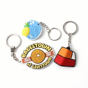 OEM Keyring <b>Custom</b> 2D Design Letter Shape Plastic Pvc Rubber logo <b>Key</b> Chain Silicone Motorcycle Keychain - Product Image 5