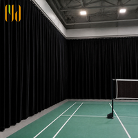 Rideau Acoustique Ignifuge Pliable pour la Séparation des Terrains Multiples des Complexes Sportifs