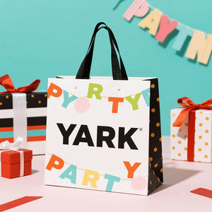 Sac cadeau en papier de luxe avec logo personnalisé écologique pour Noël, sacs de shopping de luxe de marque, sac fourre-tout en kraft - Product Image 5