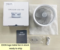 Chargeur de batterie à circulation d'air personnel d'usine Ventilateur portable pliable rechargeable Ventilateur de table de bureau à grande vitesse pour le bureau