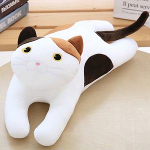 Super morbido peluche cartone animato animale accovacciato postura nera gatto bambola ragazza cuscino per dormire studente personalizzato cuscino per il pisolino - Product Image 3