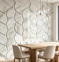 Carreaux muraux autocollants imperméables en PVC à motif de briques multicolores Nwa, panneaux de crédence autocollants 30x30cm pour cuisine et salle de bain
