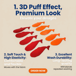 Easyweed alta densidad térmica <span class=keywords><strong>Flex</strong></span> 3D Techno Puff PU Material calor prensa hierro vinilo rollos para ropa transferencia de calor - Product Image 1