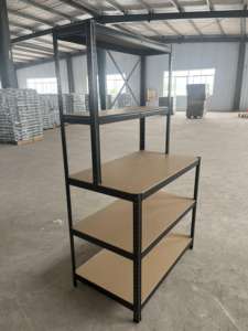 קיבולת 265 ק "ג/שכבה מתכווננת כבדה מחסן אחסון מדפים לערימה מדפים & מדפים המוסך - Product Image 6