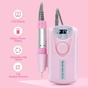 Perceuse à ongles rechargeable 35000 tr/min avec mode pause, ponceuse à ongles électrique haute vitesse, manucure et pédicure professionnelles - Product Image 2