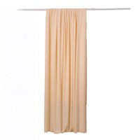 Rideau de mariage couleur crème style champagne, toile de fond de mariage champagne, draperie en tissu crème pour mariage