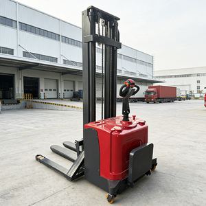 Apilador Eléctrico para Almacén, 2 Toneladas, Elevación de 4m, Tipo Plataforma, Equipo de Manejo de Materiales, Estructura Resistente, Alto Rendimiento - Product Image 1