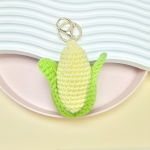 Mini handmade Crochet Amigurumi <span class=keywords><strong>Keychain</strong></span> dệt kim sợi bông Đồ chơi búp bê rau trái cây thực phẩm quà tặng <span class=keywords><strong>Pusheen</strong></span> lấy cảm hứng từ Đan sang trọng - Product Image 4