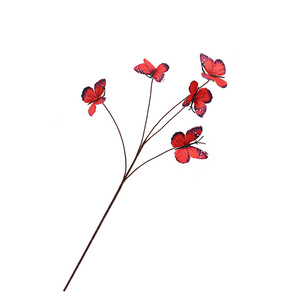 <b>Artificial</b> Silk <b>Flowers</b> 5 Heads Butterfly Design Handmade Modern Style Outdoor <b>Garden</b> Photography Props Home Soft Decoration - Product Image 5