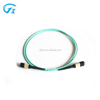 Cavalier fibre optique FTTH à faible perte MPO(f) à MPO(f) 12f LSZH MPO câble tronc câble OM3 cordon de raccordement fibre optique mpos glassfaser