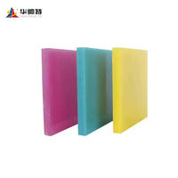 Plaques acryliques en plastique coulé de couleur unie vierge à 100 % HUASHUAITE, 2 mm, 4 mm, 6 mm, 50 mm, pour enseignes