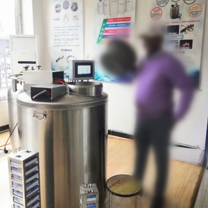 ภาชนะใส่ LN2 460L YDD-460-320P ไนโตรเจนเหลวสำหรับไอศกรีมใช้งานง่าย - Product Image 3