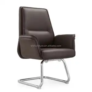 Mid Back Leather Chair High Quality 10 Years Warranty High Back PU Leather Chair Desk Reception Chair Leather