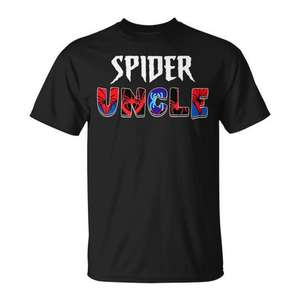 T-shirt Spider Uncle pour garçon, idéal pour les fêtes d'anniversaire, tenue promotionnelle pour les célébrations d'enfants - Product Image 2