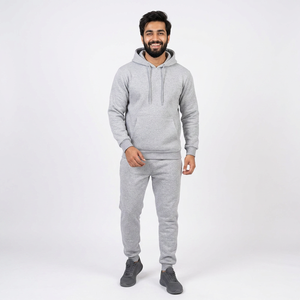 Servicios OEM, Logotipo Personalizado, Chándal y Pantalones de Invierno para Hombre, Poliéster/Algodón, Lavado Ácido, Ropa Deportiva Informal, Venta al Por Mayor - Product Image 1