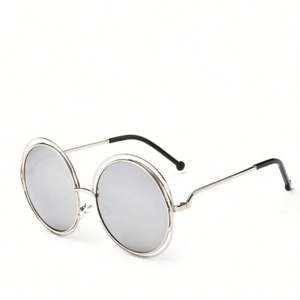 Gafas de Sol Redondas de Gran Tamaño para Mujer, Estilo Vintage de Lujo, Protección UV400, Lentes de Espejo, Gran Venta 2020 - Product Image 5