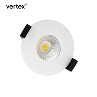 Vertex Lighting 68MM 70MM découpé encastré Led Downlight Ip65 étanche blanc 6W DOB Downlight Dimmable LED Downlight