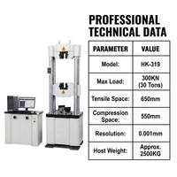 Máquina de Ensayo de Tracción Universal Hidráulica de Doble Columna, Probador de Tracción, Compresión y Flexión de Varillas Metálicas