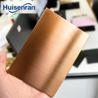 Tôle d'acier inoxydable colorée HSR, finition miroir, couleur bronze doré, tôle d'acier colorée en vente