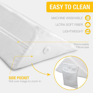 Coussin de <span class=keywords><strong>lit</strong></span> Kingworth en vente flash, coussin de <span class=keywords><strong>lit</strong></span> en forme de coin, coussin de tête de <span class=keywords><strong>lit</strong></span>, remplisseur d'espace de <span class=keywords><strong>lit</strong></span> - Product Image 4