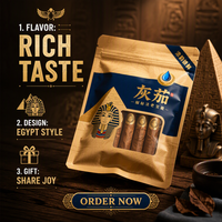 Sac à fermeture éclair pour petit humidor à cigares avec logo personnalisé imprimé, matériaux BOPP/EXPE/VMPET, impression sérigraphique, caractéristiques de sécurité, gaufrage
