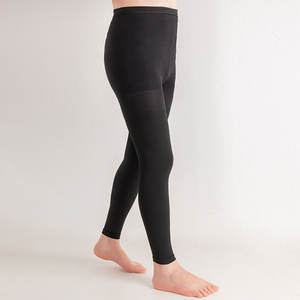 Collants de compression en nylon personnalisés gradués en usine de <span class=keywords><strong>classe</strong></span> <span class=keywords><strong>2</strong></span> sans pied 23-32 mmHg bas pour varices - Product Image 1