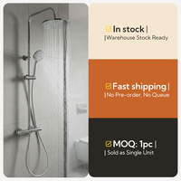 Ensemble de colonne de douche thermostatique conforme à la norme EN817, prêt pour une expédition immédiate, MOQ 1 pièce