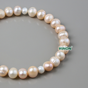Tasbih de Perlas Naturales de Agua Dulce Color Rosa Champán Winon, 33 Cuentas, Misbaha Musulmana para Rezar, Regalo para Festividades Islámicas - Product Image 3