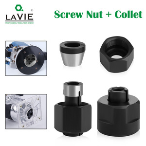 LAVIE M15 Nut Collet Adapter Head 6mm 6.35mm 8mm Woodworking Milling <b>Cutter</b> Accessory - Product Image 5