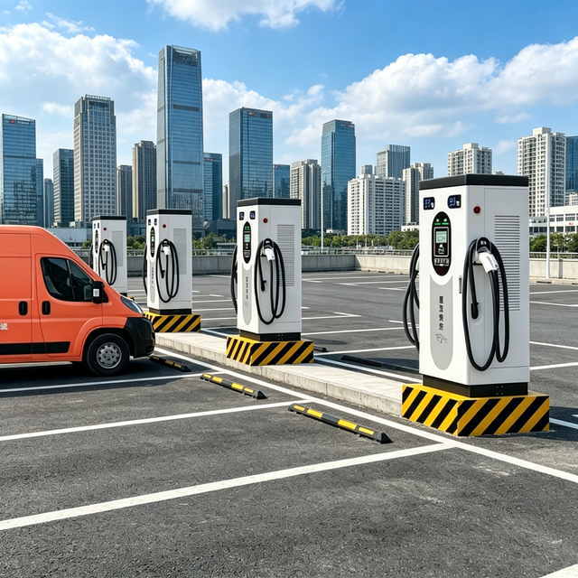 EV Charger Smart Energy Fast DC 40-320kW Commercial Use Charging Station with PLC Motor & Gear High Efficiency