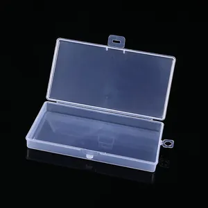 Wholesale PP Transparent Storage Empty Plastic Playing Card Case Toy Small Items Arts Crafts Packaging Gift Clear Packaging Box