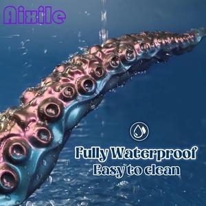 Dildo monstre pour femmes et hommes, jouet pour adultes, pénis réaliste en forme de pieuvre à tentacules, dildo conique extraterrestre, stimulateur de prostate, point G et vaginal - Product Image 5