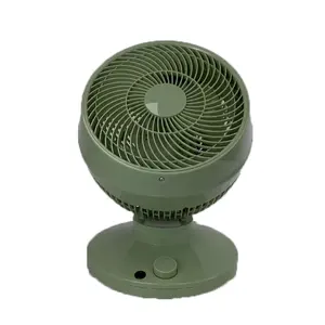 Modern Mini AC Oscillating Ball Shape Portable Table Fan with Rotary Switch for Air Cooling