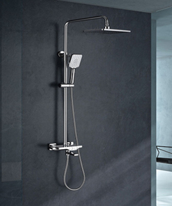 Top 100 ali baba chine Thermostatique douche contemporain ensemble de douche de bain mitigeur en laiton pour salle de bain - Product Image 2