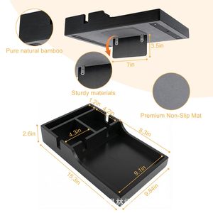 Wooden Sofa Tray With Cup Holder And <b>Tablet</b> <b>Stand</b> <b>For</b> Coffee Table Use - Product Image 5