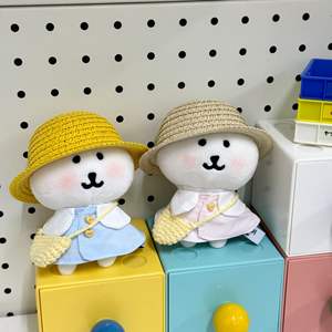 Ours autoironique amusant de 13/10 cm, vêtements et accessoires d'été pour poupée en peluche, pour la décoration - Product Image 5