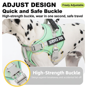 Arnés Reflectante para Perro, Correa Ajustable para el Pecho con Etiqueta de Identificación para Paseos al Aire Libre - Product Image 2
