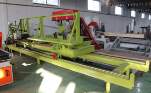 <span class=keywords><strong>Scierie</strong></span> circulaire industrielle à 4 arbres avec chariot porte-bûches, machine de traitement du bois robuste - Product Image 3