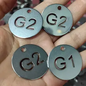 304 Stainless Steel Cup Hanging Plate Antirust Hanging Plate Number Number Metal Brand Customization