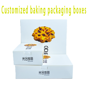 Cajas de pastel de papel portátiles de diseño personalizado, transporte cuadrado al aire libre y uso para todo tipo de lugares Cajas de pastel de papel cuadradas fáciles - Product Image 2