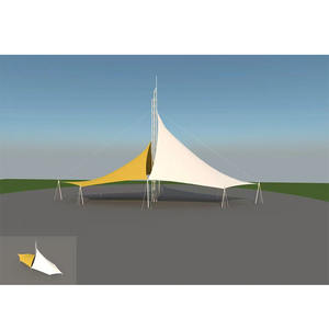 Structure de membrane tendue en PVDF pour l'extérieur, auvent paysager pour événements, tentes de protection solaire et de pluie pour événements extérieurs - Product Image 6