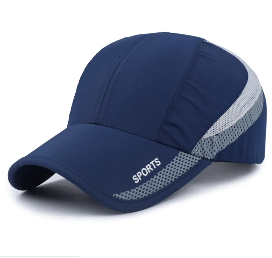 New Product Spandex Outdoor Hat Folding Reflective Running Cap Sport Hats for Men & Women